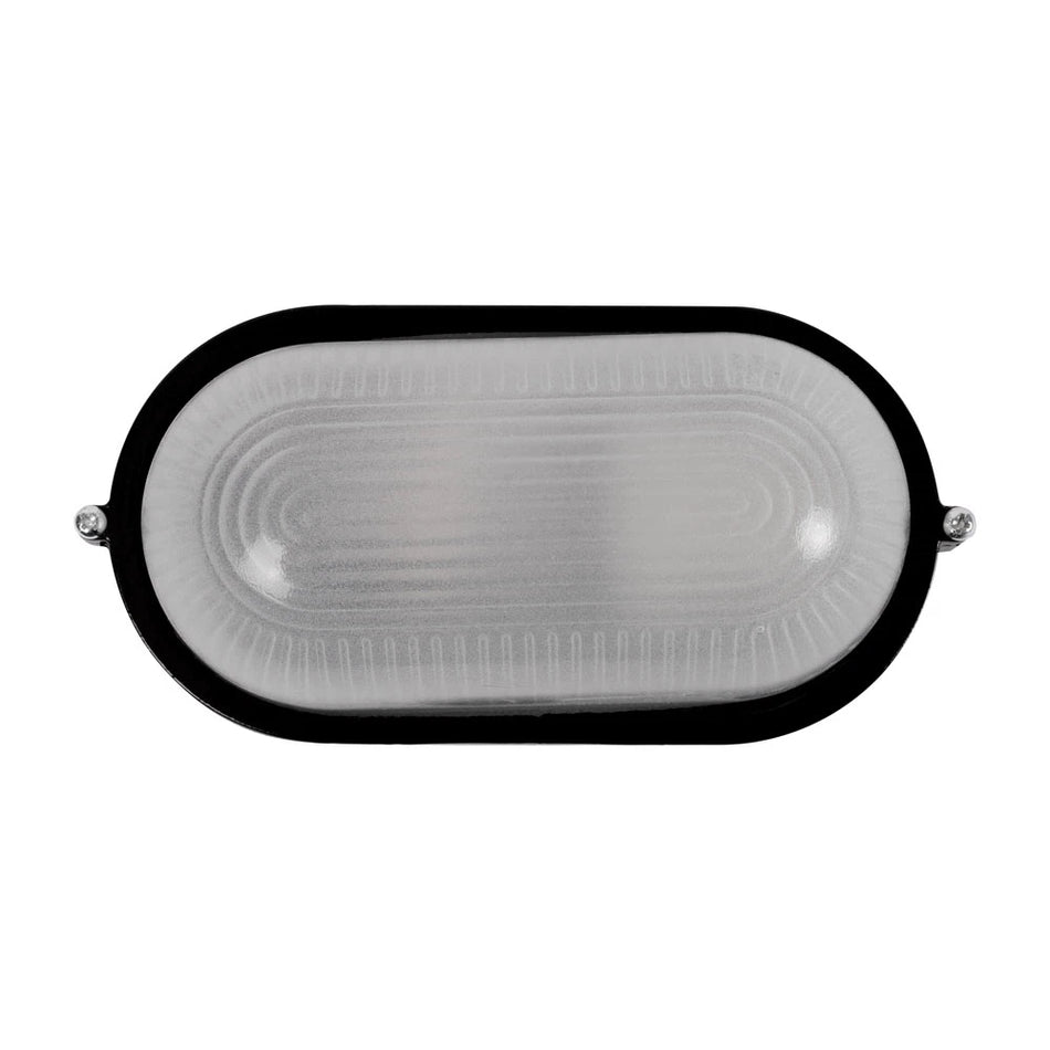 Lampă BAT ovală 1XE27 60W negru NV-3201.01