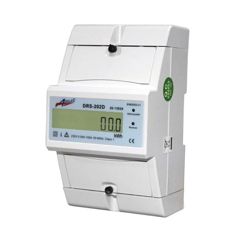 Contor digital pe șină 1x100A 4M 230V, Dablerom