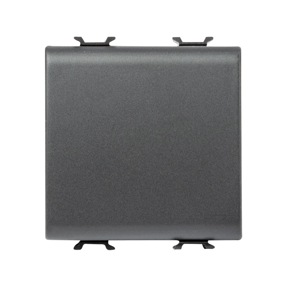 Întrerupător simplu 2M 10A negru, gama Chorus, GW12031