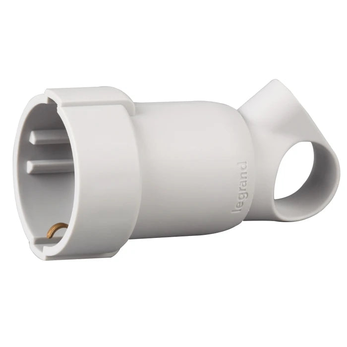 Cuplă Schuko alb 16A 2P+E IP2X, Legrand