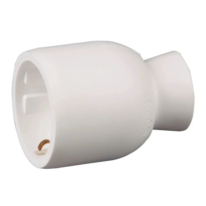 Cuplă Schuko albă 16A 2P+E IP2X, Legrand
