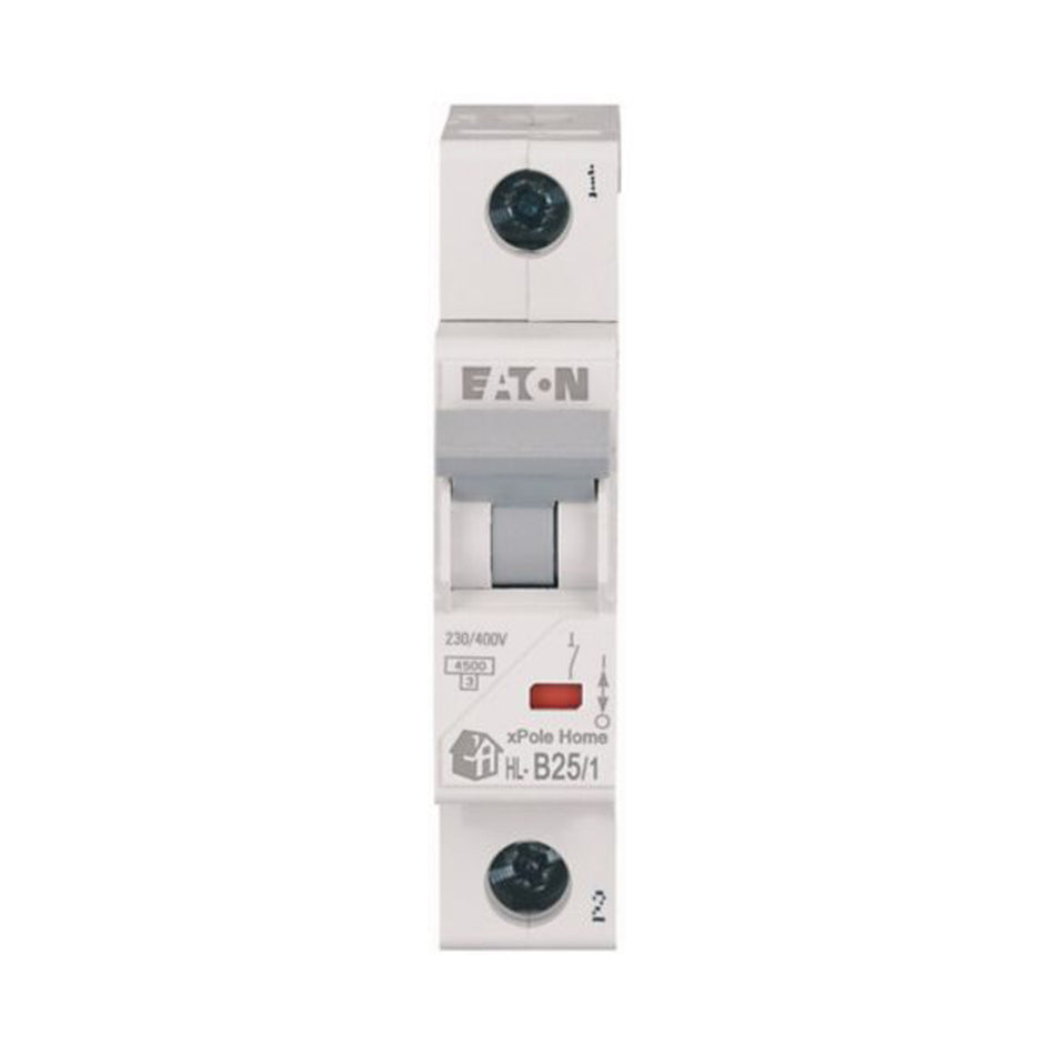 Întrerupător automat 1P 25A curba B 4.5kA xPole Home, Eaton