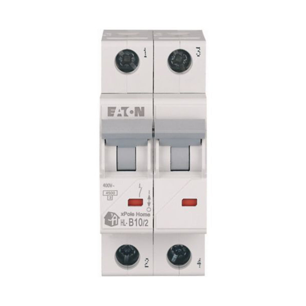 Întrerupător automat 2P 10A curba B 4.5kA, Eaton