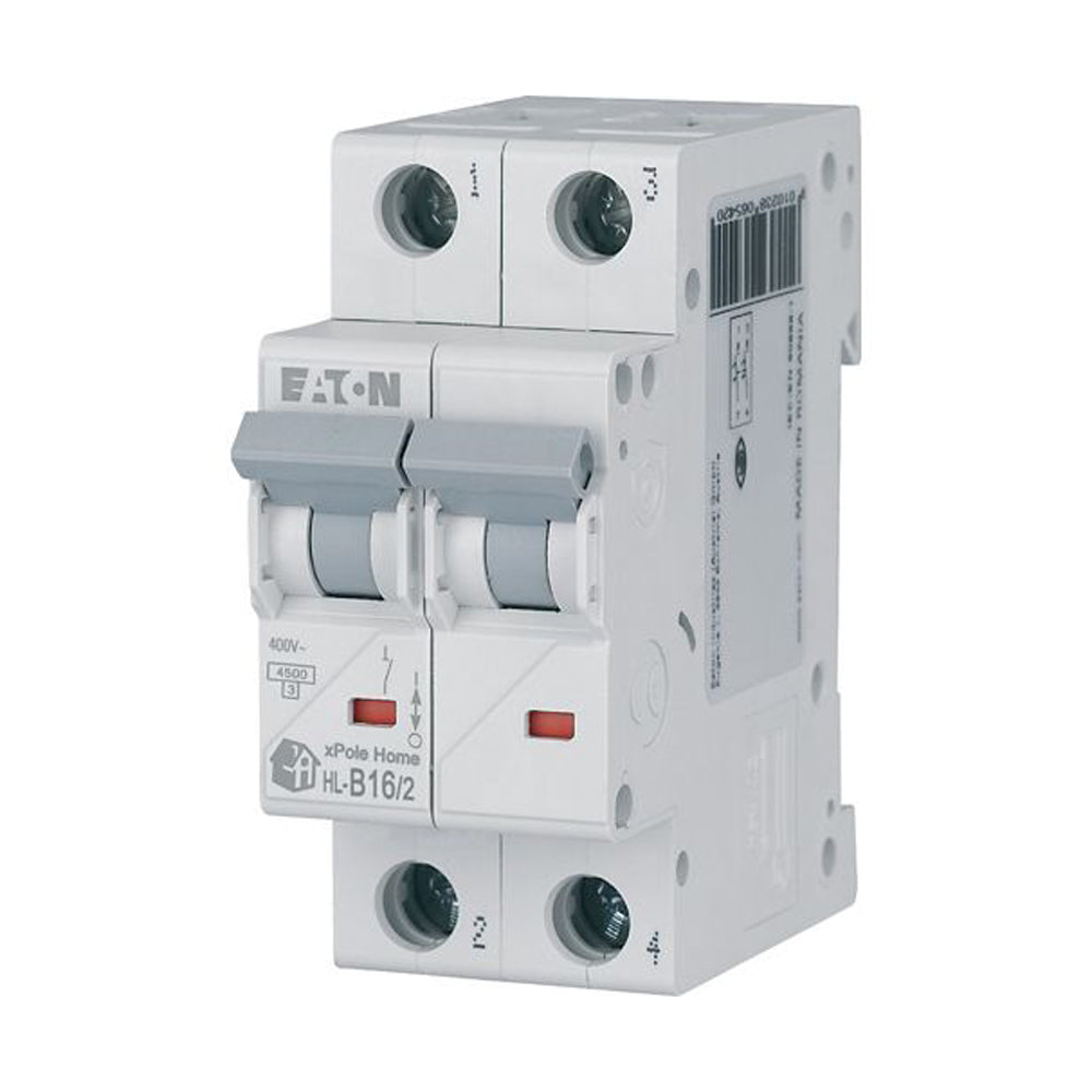 Întrerupător automat 2P 16A curbă B 4.5kA xPole Home, Eaton