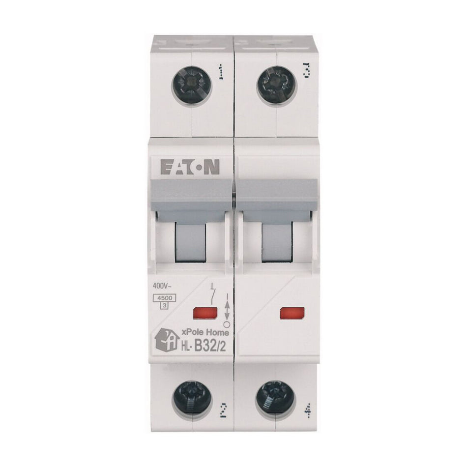 Întrerupător automat XPole Home 32A 2P B 4.5kA, Eaton