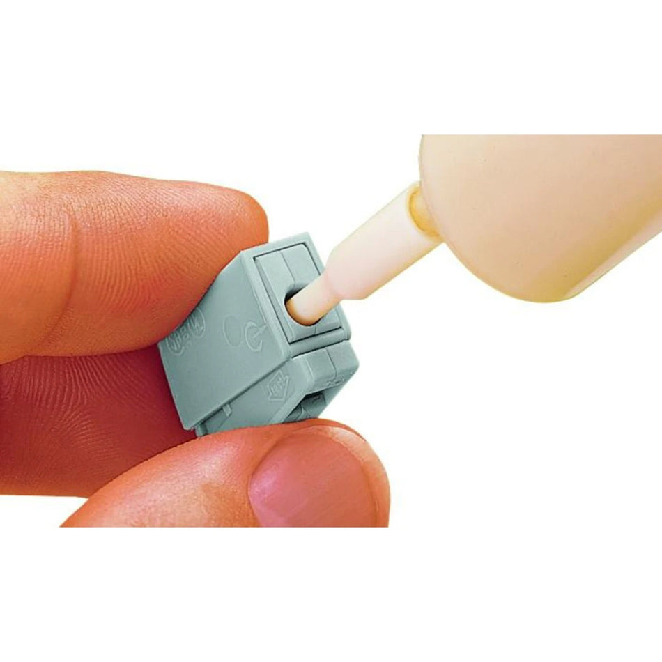 Pastă de contact Alu-Plus pentru conductori de aluminiu, seringă 20ml, Wago 249-130