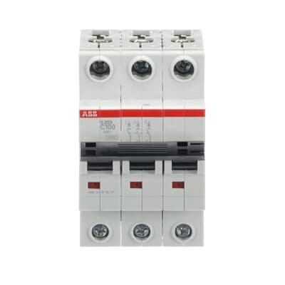 Întreruptor automat 100A 3P C 6kA, ABB