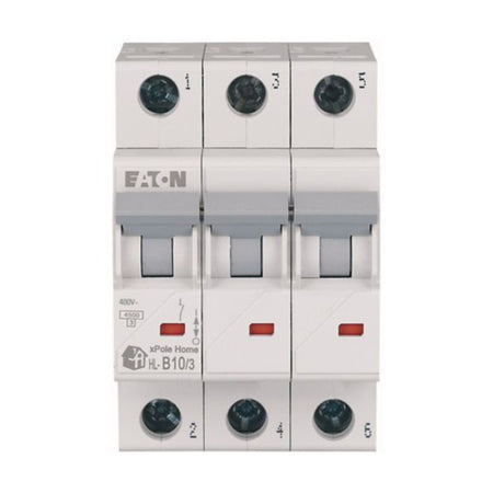 Întrerupător automat 3P 10A curba B 4.5kA IP20, Eaton