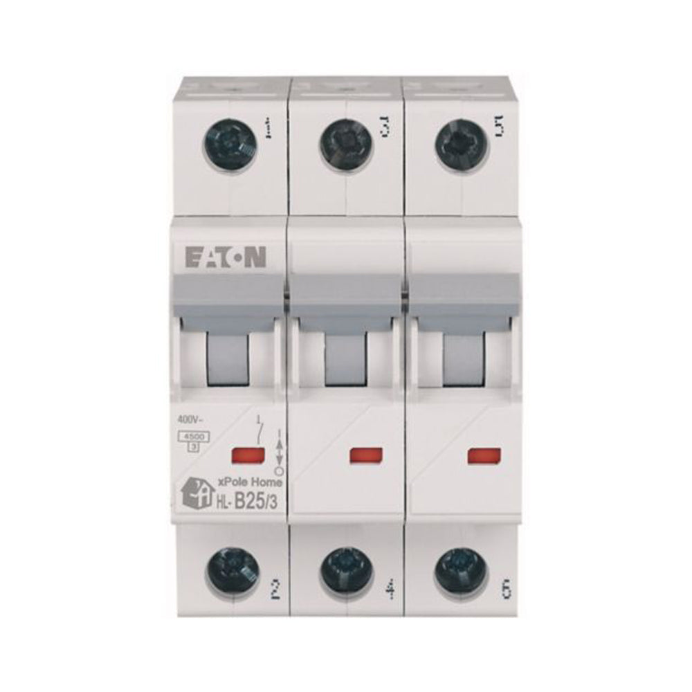 Întrerupător automat 3P 25A curbă B 4.5kA xPole Home, Eaton