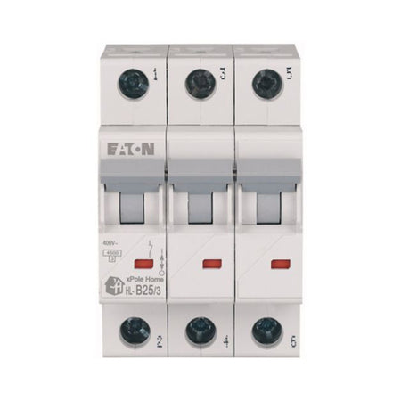 Întrerupător automat 3P 25A curbă B 4.5kA xPole Home, Eaton