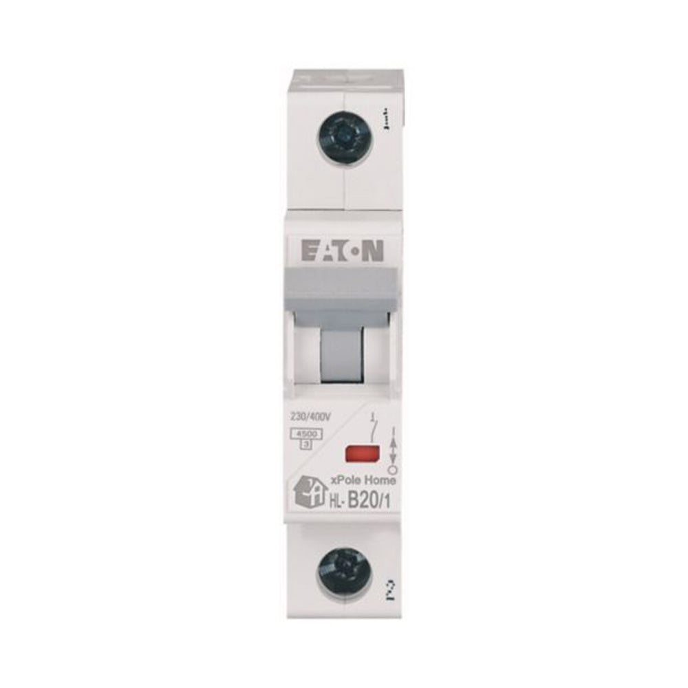 Întrerupător automat 1P 20A curba B 4.5kA xPole Home, Eaton