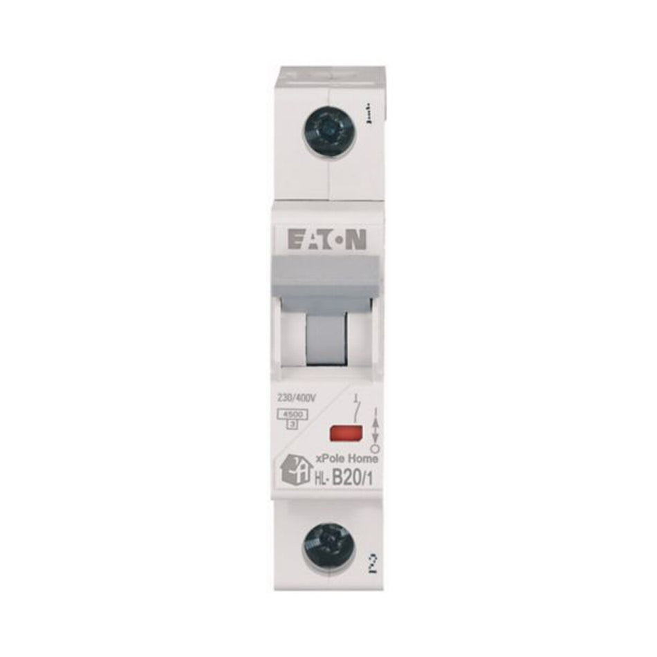 Întrerupător automat 1P 20A curba B 4.5kA xPole Home, Eaton