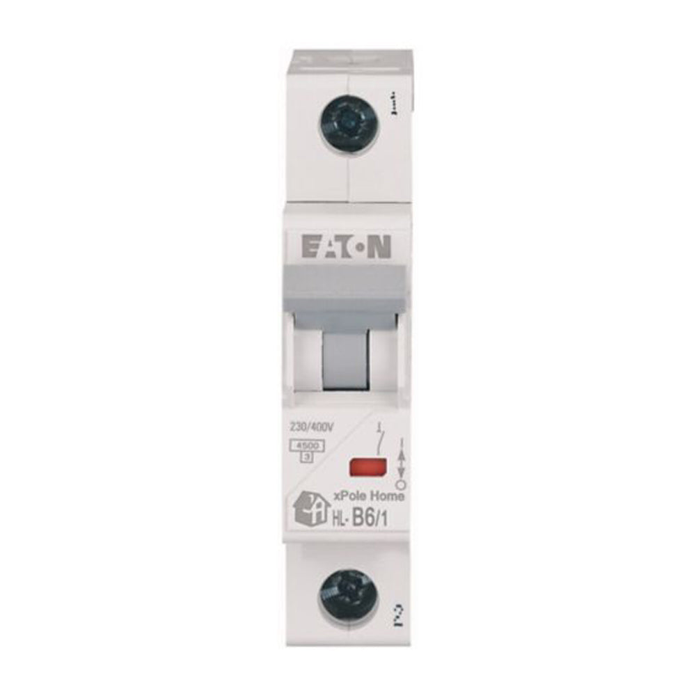 Întrerupător automat 1P 6A curba B 4.5kA xPole Home, Eaton