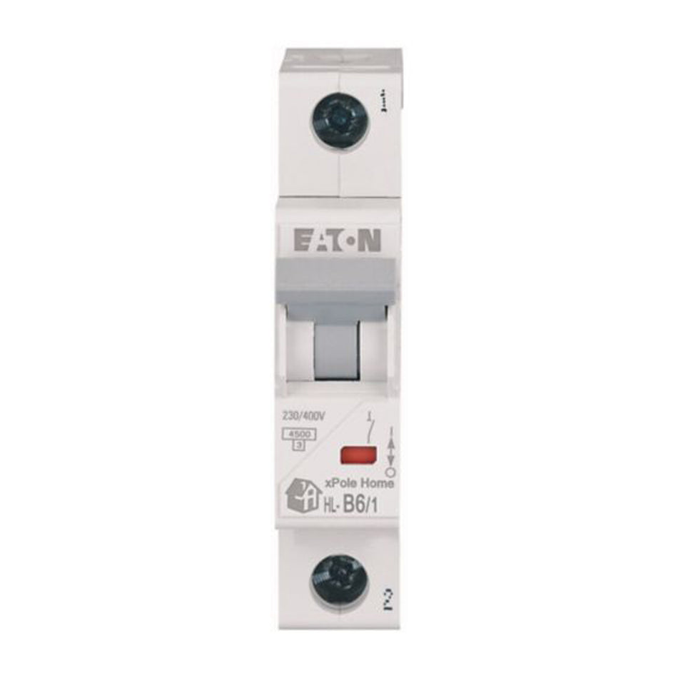 Întrerupător automat 1P 6A curba B 4.5kA xPole Home, Eaton