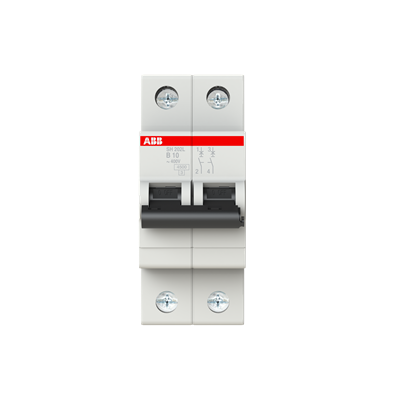 Întrerupător automat 10A 2P, curbă B, 4.5kA, ABB
