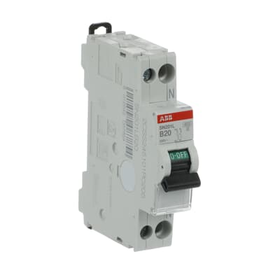 Întrerupător automat 20A 1P+N B 4.5kA curbă B, ABB