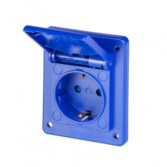 Priză fixă Schuko 2P+E 16A 250V IP54, Scame