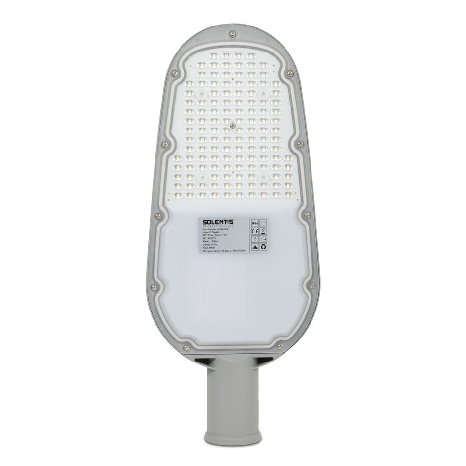 Corp de iluminat stradal LED 80W 4000K IP66 Dimabil, Solentis