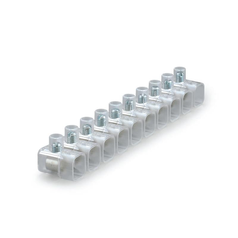 Morsetă clemă pahar 10 poli, secțiune 2.5mm², Scame