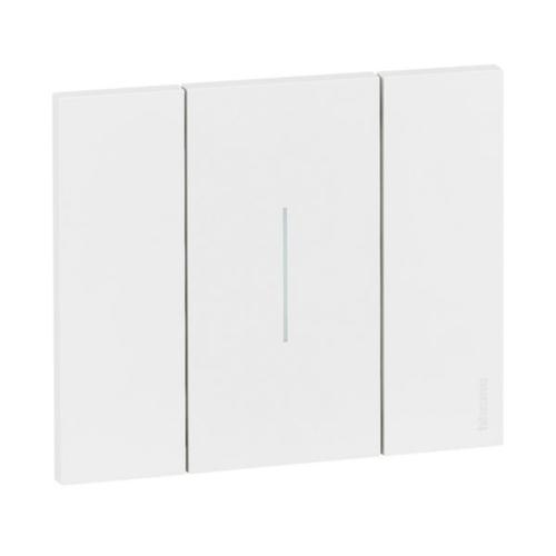 Ramă ornament 2M alb, gama Bticino, KA4802KW