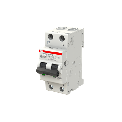 Întrerupător diferențial (RCBO) 32A 1P+N C 6kA 300mA, ABB