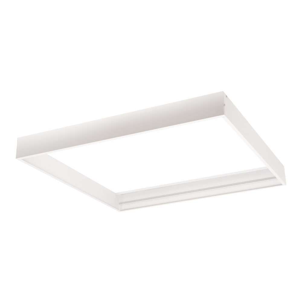Ramă aluminiu alb pentru panou LED backlit 595x595x65mm, Solentis