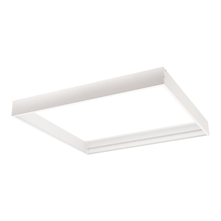 Ramă aluminiu alb pentru panou LED backlit 595x595x65mm, Solentis