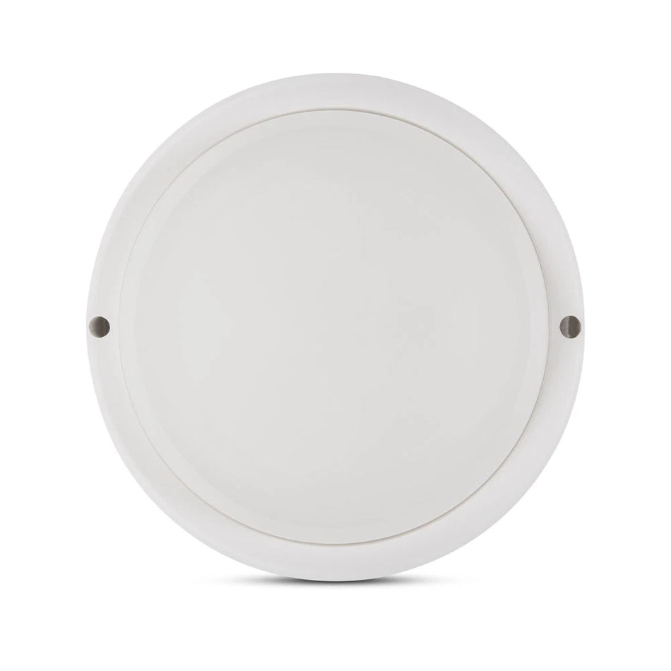 Lampă BAT LED rotundă 12W 6400K IP65 alb, Novelite