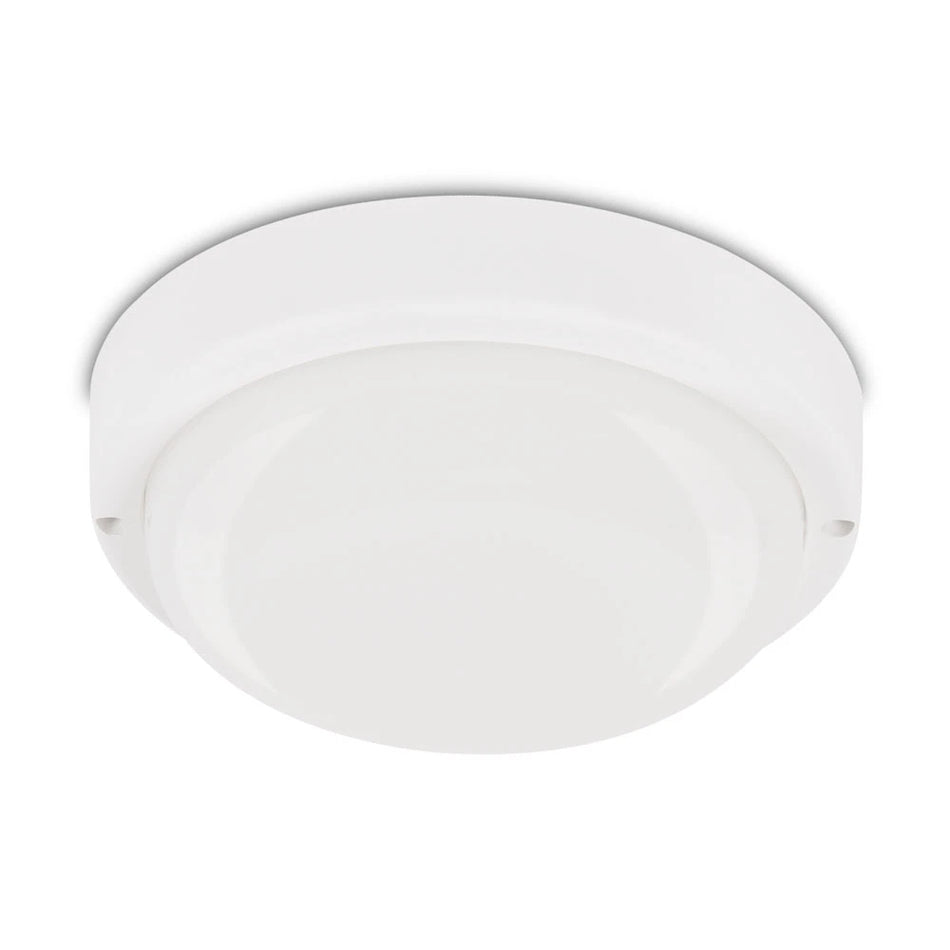 Lampă BAT LED rotundă 12W 6400K IP65 alb, Novelite