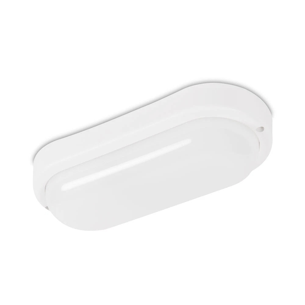 Lampă BAT LED ovală 12W 4000K IP65 alb