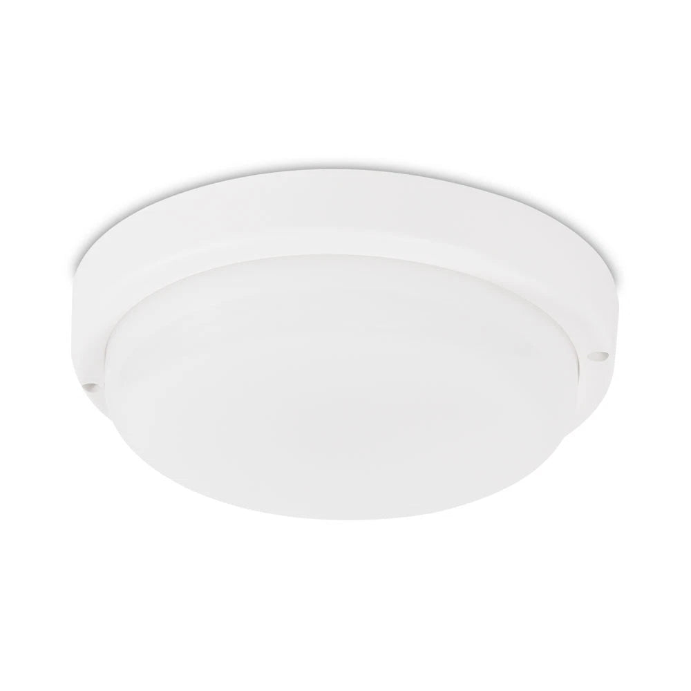 Lampă BAT LED rotundă cu senzor 18W 6400K IP65 alb