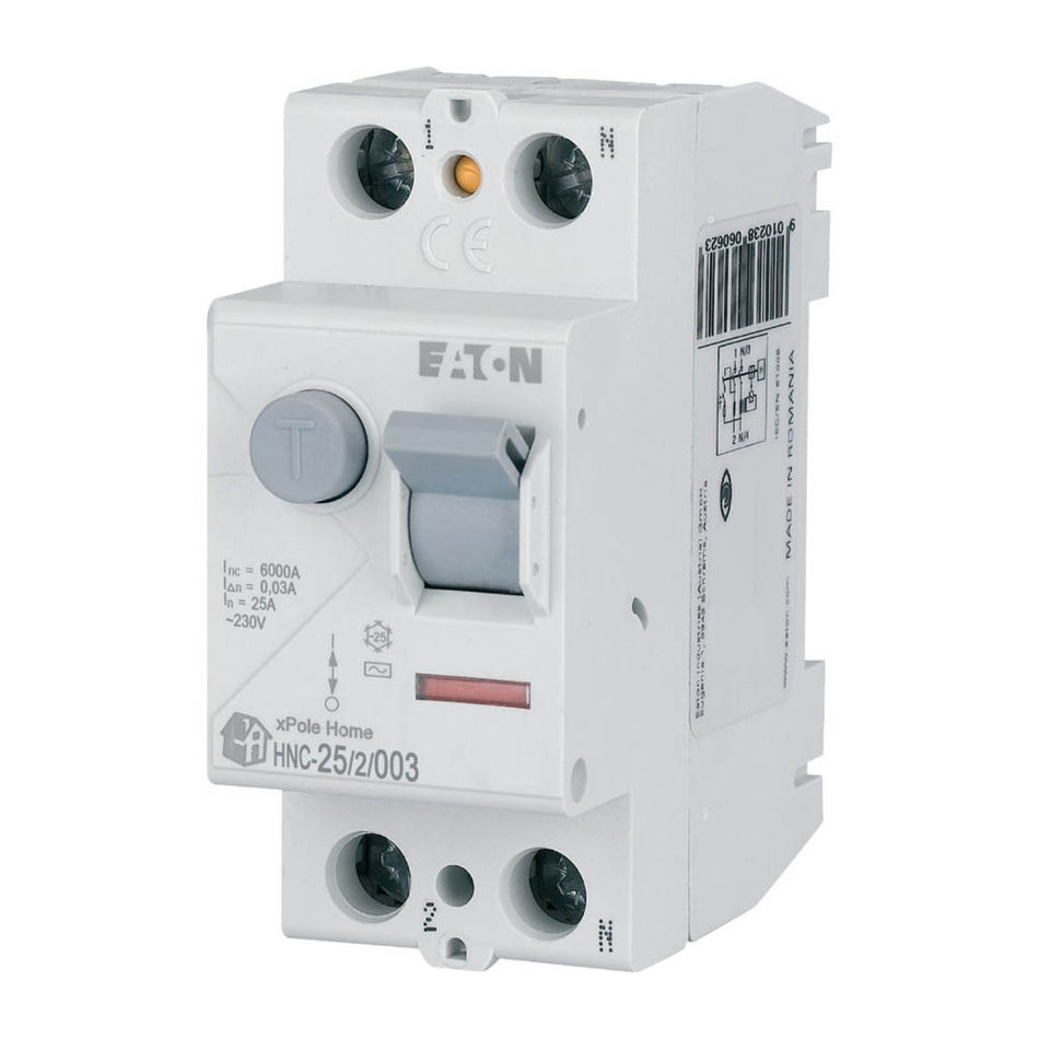 Diferențial RCCB 2P 25A 30mA 6kA IP20 xPole Home, Eaton