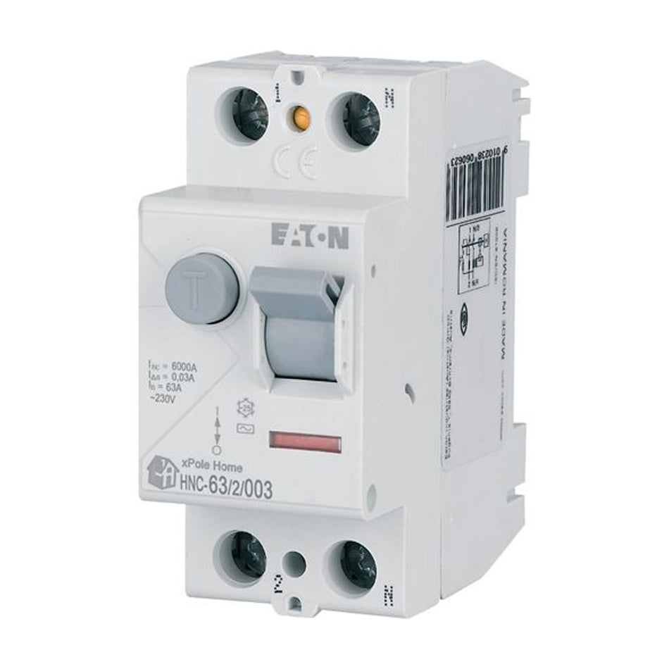 Diferențial RCCB 2P 63A 30mA 6kA xPole Home, Eaton