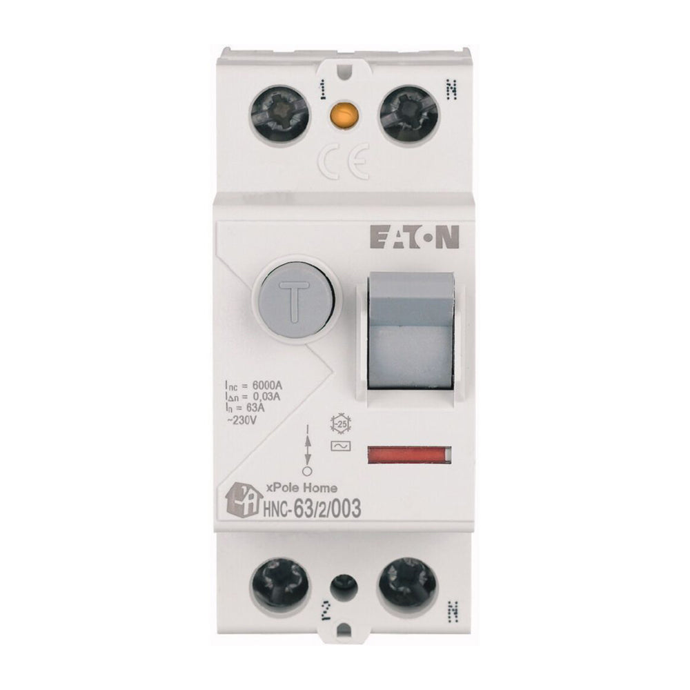 Diferențial RCCB 2P 63A 30mA 6kA xPole Home, Eaton