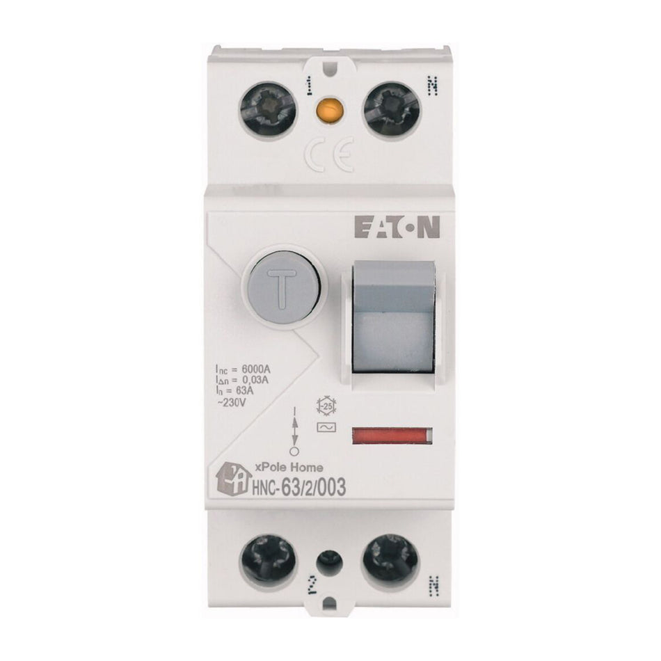 Diferențial RCCB 2P 63A 30mA 6kA xPole Home, Eaton