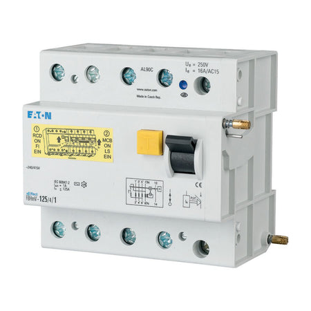 Întrerupător diferențial RCCB 125A 300mA 4P, Eaton