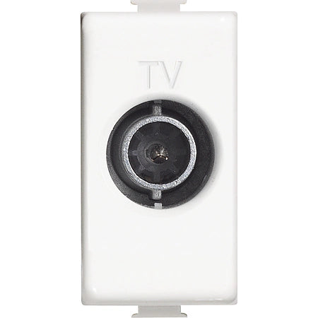 Tastă priză TV 1M alb, gama Bticino, AM5202D