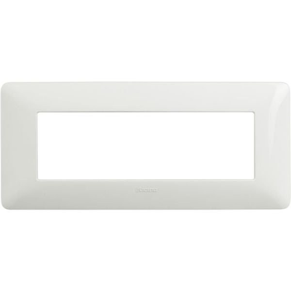 Ramă ornament 6M alb, gama Bticino, AM4806BBN