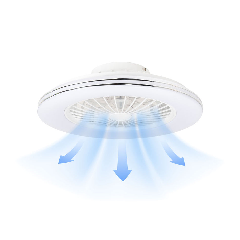 Plafonieră LED 48W cu ventilator încorporat Breezy, Erste