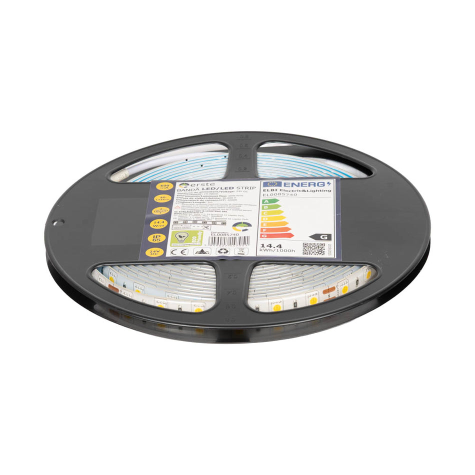 Banda LED 14.4W/m 4000K 24V IP65 5m, Erste
