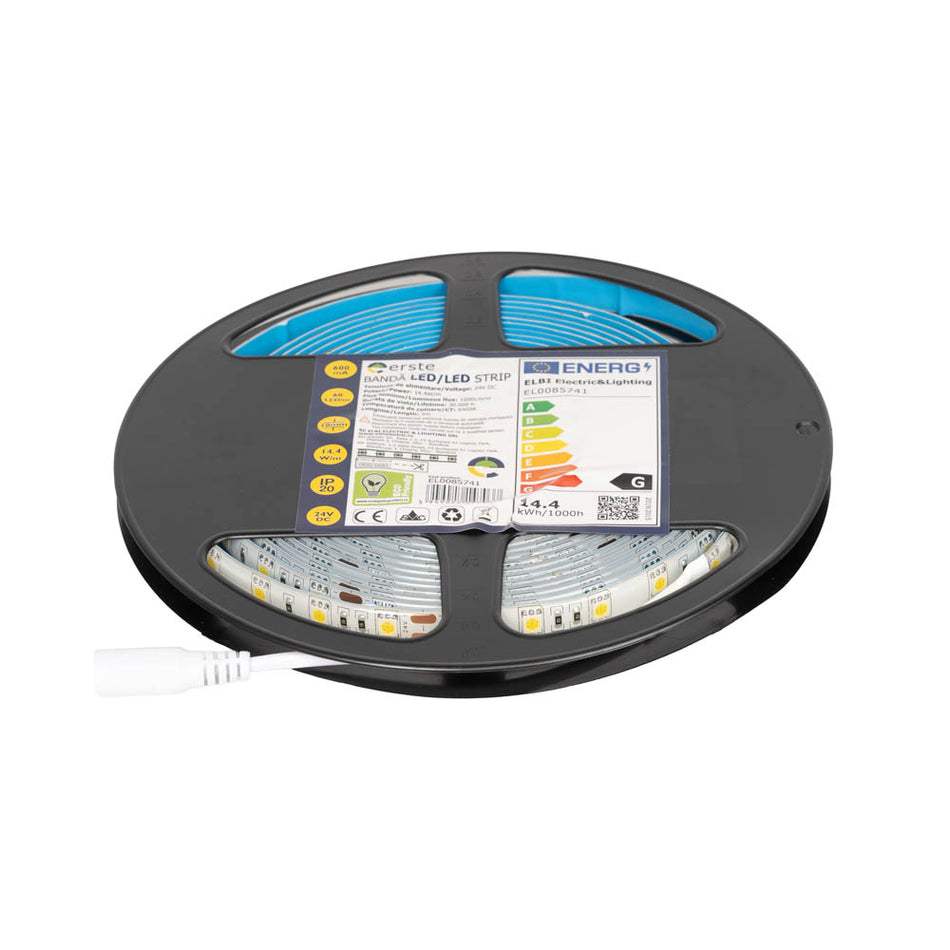 Banda LED 14.4W/m 6400K 24V IP65 5m, Erste
