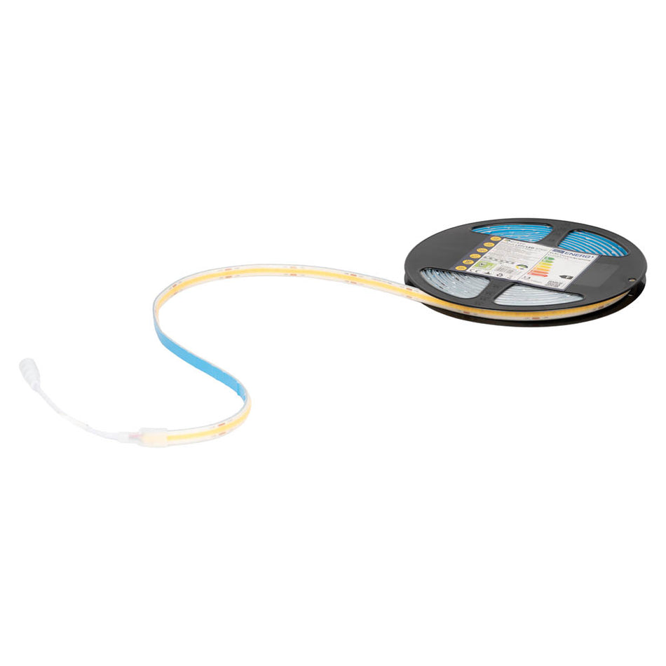 Bandă LED 24V COB 13W/m 3000K IP65 5m, Erste