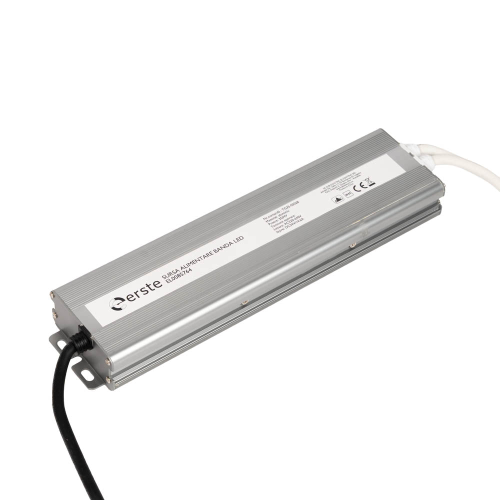 Sursă alimentare bandă LED 350W IP65 230V–24V, Erste