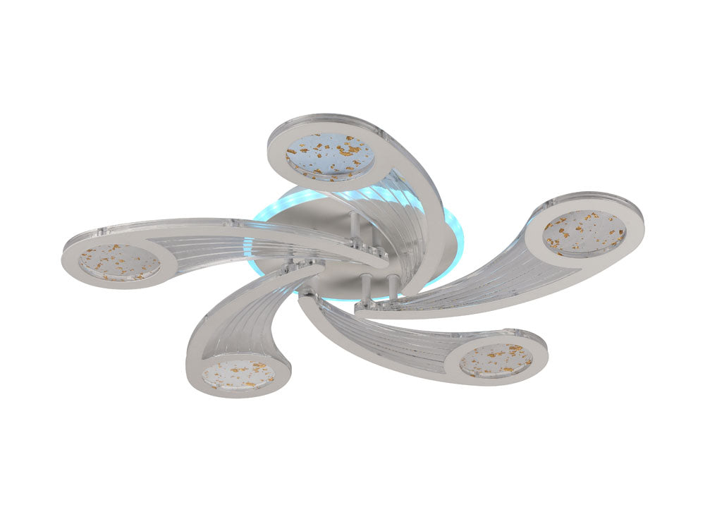 Plafonieră LED 70W 3CCT 6650lm Drop, Erste