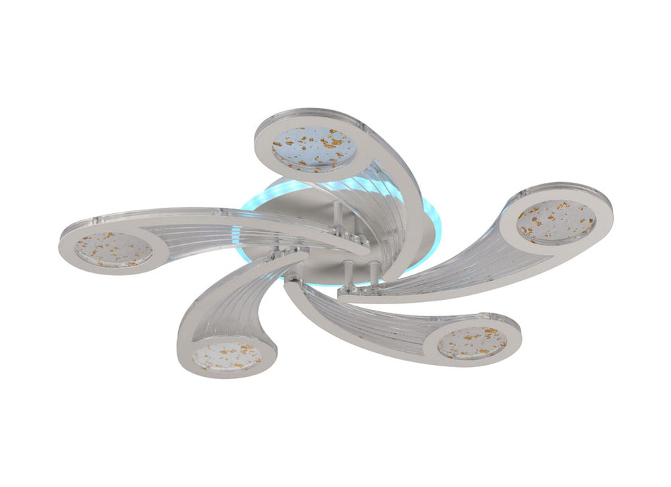 Plafonieră LED 70W 3CCT 6650lm Drop, Erste