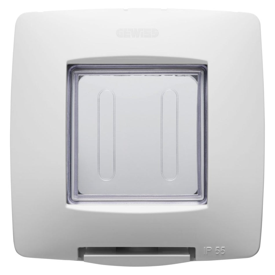 Ramă ornament 2M alb IP55, gama Chorus, GW16702TBN