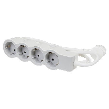 Prelungitor 4 prize Schuko 3x1,5mm² 1,5m Alb/Gri, Legrand