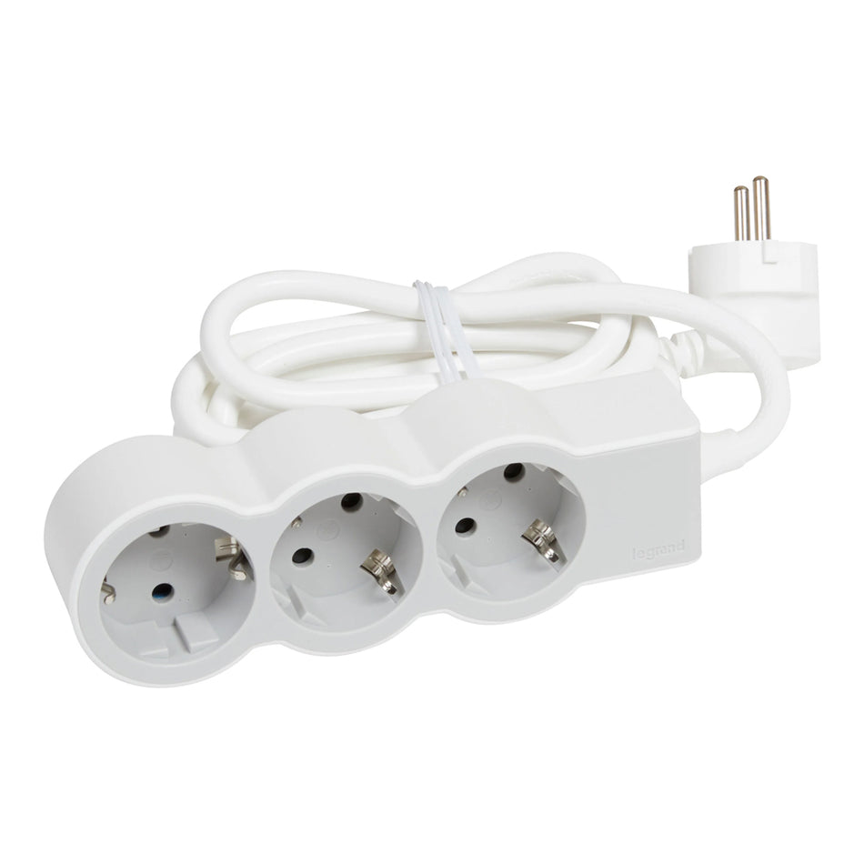 Prelungitor 3 prize Schuko 3x1,5mm² 3m, Legrand