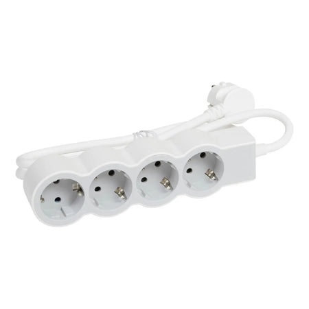 Prelungitor 4 prize Schuko 3x1,5mm² 3m Alb-Gri, Legrand