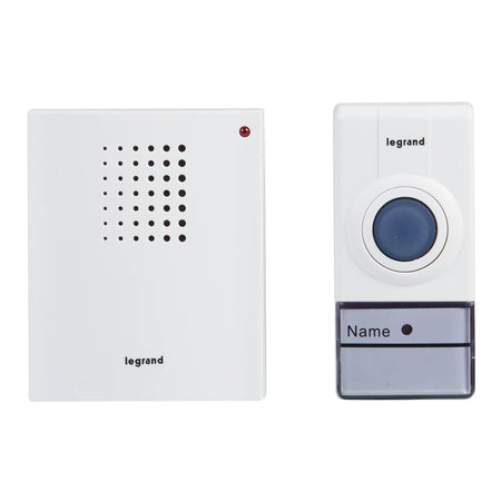 Kit sonerie fără fir IP44/IP20 alb, Legrand